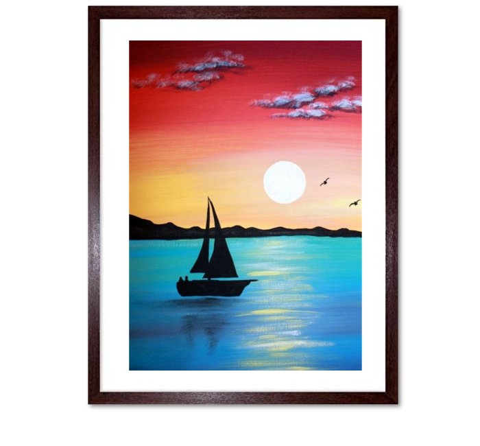 Seascape Framed Prints